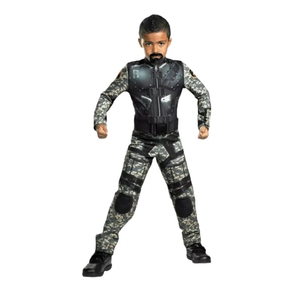 G.I. Joe Retaliation Roadblock Classic Costume, Black/Camo, Medium GI Joe - Picture 1 of 4